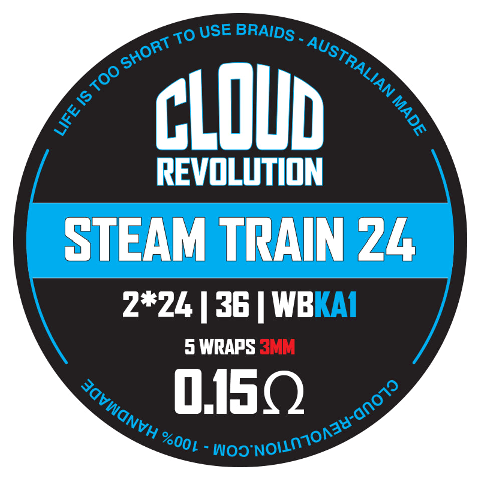 Cloud Revolution- Steam Train Fused Claptons