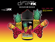 Load image into Gallery viewer, Drip FX Eliquid- Raspberry Pineapple Kalippo 100ml
