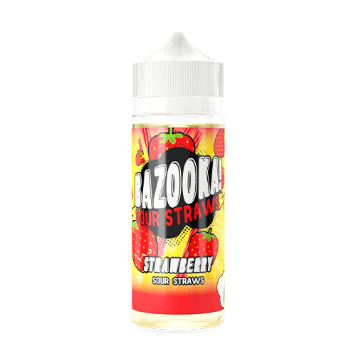 Bazooka- Sour Straws Strawberry 100ml