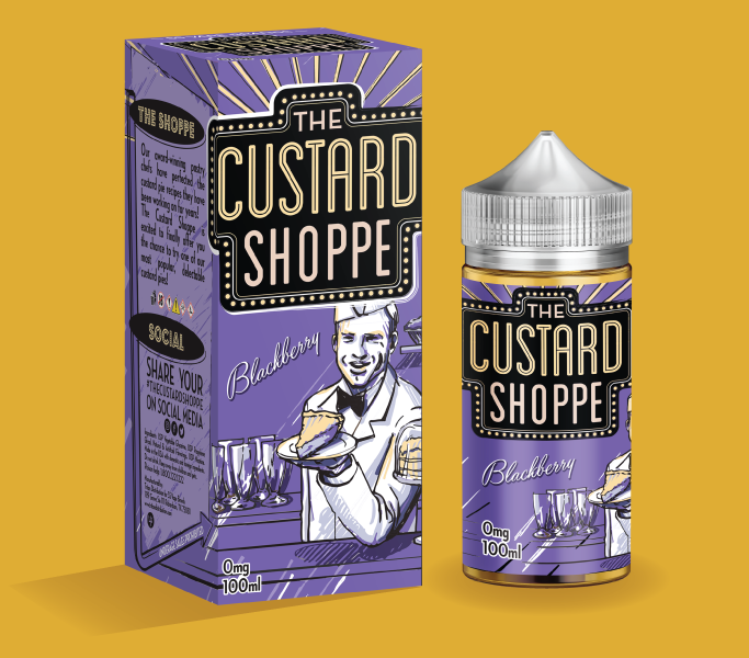 Custard Shoppe- Blackberry 100ml