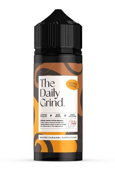 The Daily Grind E-Liquid- Salted Caramel Cappuccino 100ml