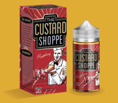 Custard Shoppe- Raspberry 100ml