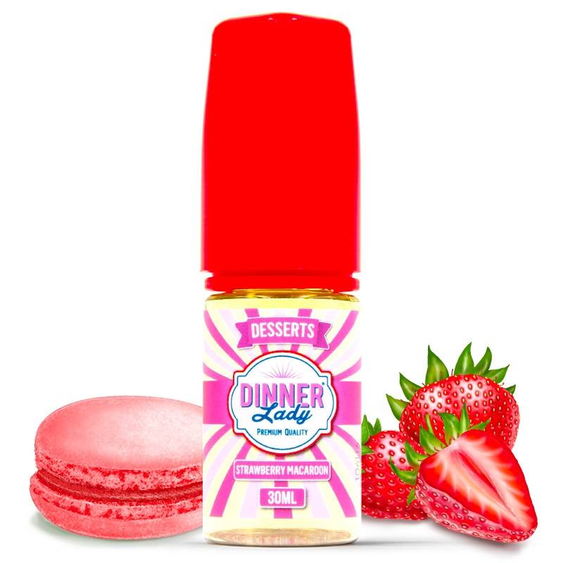 Dinner Lady Concentrates- Strawberry Macaroon 30ml