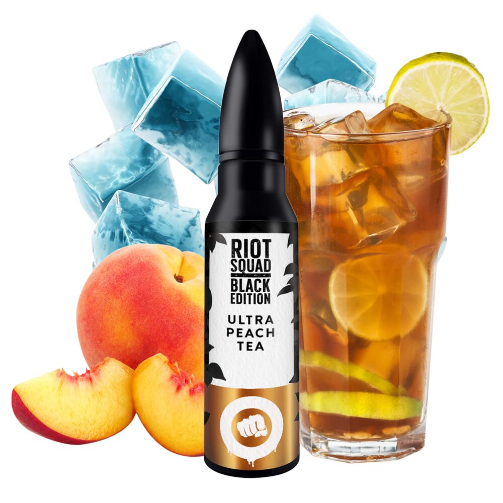 Riot Squad Black Edition- Ultra Peach Tea 60ml